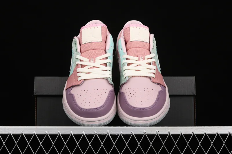 All categories Air Jordan Jordan series basketball shoes Air Jordan 1 Low Air Jordan Low SE AJ1 Joe 1 color stitching candy low-top basketball shoes DJ5196-615